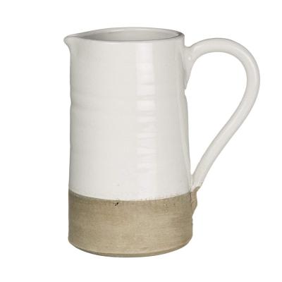 China Sustainable Wholesale Dishwater Jug Ceramic Water Pitcher for sale