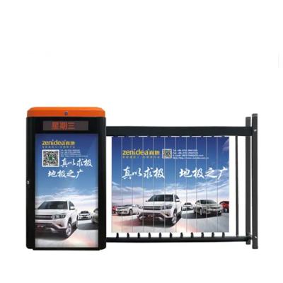 China Security RFID / Facial Recognition Access Control Advertising Customized Community Security Pedestrians Advertising Barrier Gate for sale