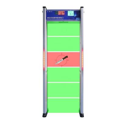 China Manufacturer Metal Detector Walk Through Door With Door Frame Body Temperature Scanner Detector TS-BS600 TS-BS600 for sale