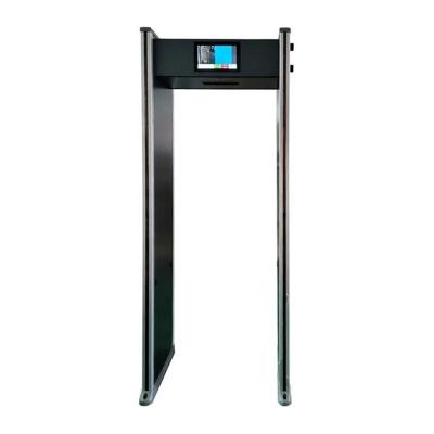 China Aluminum Alloy Thermal Images Temperature Scanner With Walk Through Metal Detector Door for sale