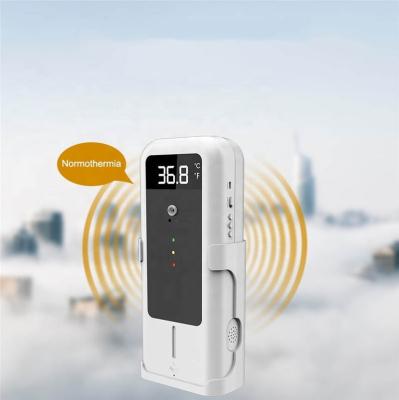 China Viable Thermal Disinfection Device Hand Scanner Sensor IR Hand Sanitizer Dispenser Automatic Temperature Taking YAD-001 for sale