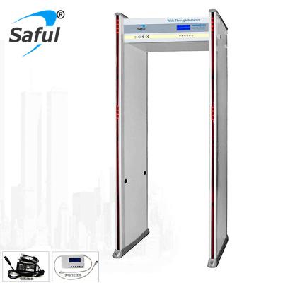 China HZ-800 LCD Display 8 Zones Walk Through Metal Detector Security Door With HZ-800 Remote Control for sale