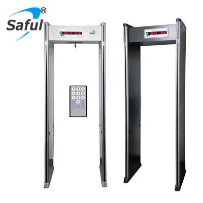 China TS-WD600-1 Door Frame Metal Detector Machine 6 Zone Walk Through Security Detector TS-WD600-1 for sale