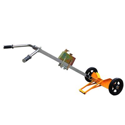 China DE450 A/B/C/D Industrial Fuel Barrel Carts Manual Fuel Tank Carrier Oil Drum Cart for sale