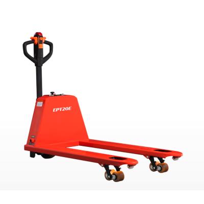 China Hotels EPT20E Warehouse Lithium Battery Full Electric Pallet Truck Pallet Jack for sale