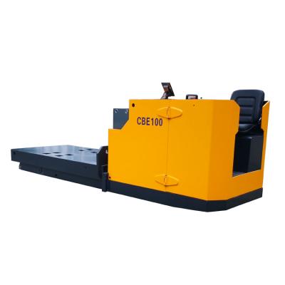 China Machinery Repair Shops CBE Large Heavy Duty Chemical Fiber Mill Pallet Truck Electric Platform Truck for sale