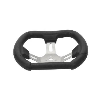 China 20CrMnMo 260mm 3 hole Interior Plastic small Replacement Universal go karting car steering wheel for sale