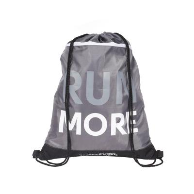 China Factory Promotional Waterproof Drawstring Backpack Drawstring Bag Factory 210D Polyester Reusable Sports Drawstring Backpack for sale