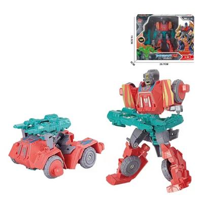 China DIY PLAY Children's toy star car toy robot in-1 deformable plastic model simulation ares planes 5 tank deformable model for sale