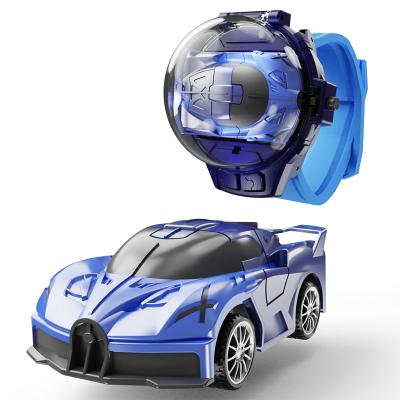 China New Mini Alloy 2.4G Watch Car Boy and Girl Toy Car USB Charging GiftWith App Control Remote Control Car for sale