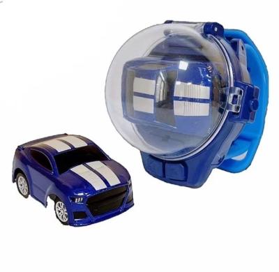 China New Mini Mustang Sports Watch Car 2.4G RC Alloy Charging Boy Remote Control Watch App Controlled Car and Cute Girl Toy Car Gift Truck with USB for sale