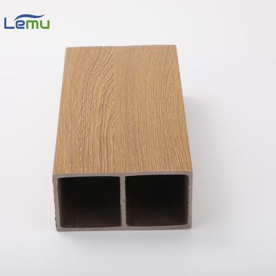 China Modern Interior Decoration Suspended Ceiling Square Timber WPC Wall Panel for sale