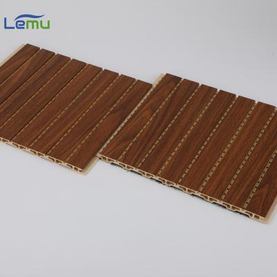 China Modern Wooden WPC Acoustic Foam Wall Panels Sound Absorbing Panel for sale