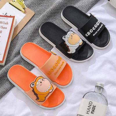 China Lightweight Bedroom Slippers Non-slip Amazon Adults Slides PVC Animal Sandal Flip Flops Ladies Shoes Cartoon Crocodile Sandals Bedroom for sale