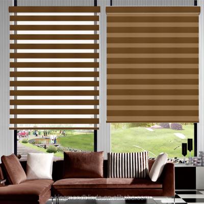 China Manual Blackout Blackout Roller Shade Roller Shade Blackout Zebra Blinds for sale