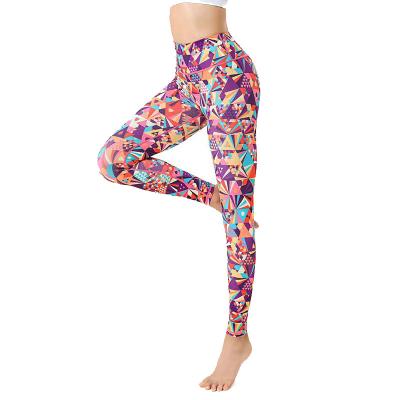 China Breathable Wholesale Dye Sublimation Polyester Tie High Waist Yoga Leggings For Sexy Women for sale