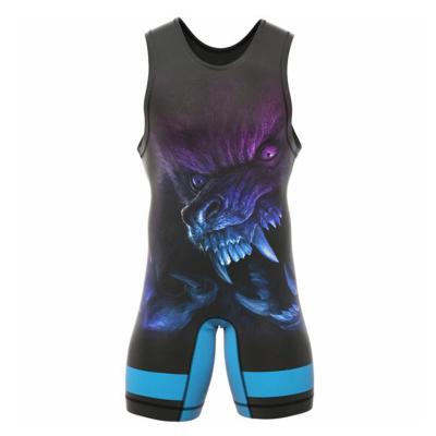 China Wholesale Custom Comfortable/Quick Dry Design 4xl Youth Sublimation College Breathable Wrestling Singlet for sale