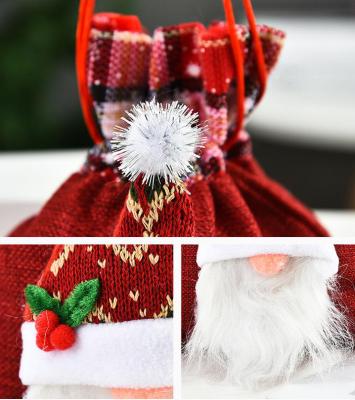 China Christamas Decoration Christmas Doll Handbag Christmas Candy Bag Christmas Gift Package Faceless Pouch for sale