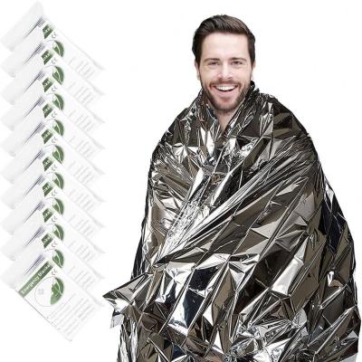 China Emergency Blanket Lightweight Emergency Mylar Survival Thermal Blanket Suitable For Marathons Outdoor Hiking Camping for sale