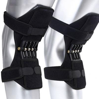 China Wholesale Universal Adjustable Spring Rebounding Buy Joint Knee Booster Ion Stabilizer Power Knee Pads Support Brace for Climbing Stairs for sale