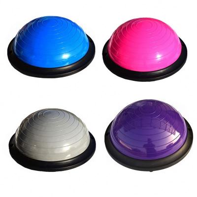 China Pilates Sports Yoga Ball Barre Home Fitness Yoga Ball Half Balance Base Half Ball Non-Slip Massage Yoga for sale