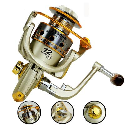 China Hot Wheels 1000-7000 JX1000-JX7000 Fish Reel 5.5:1 12Ball Bearing Carretilhas de Pescaria Molinete Spinning Fishing Reel Accessories for sale