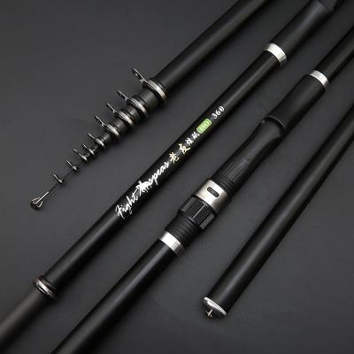 China Portable Carp Rod Carbon Fiber Ultralight Telescopic Rock 2.4m 3.6m 4.5m 5.4m 6.3m 7.2m Sea Fishing for sale