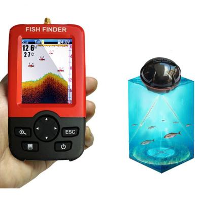 China Plastic Portable Depth Fish Finder With 100M Wireless Sonar Sensor Sounder Fishing Lure Sounder Alarm PESCA for sale