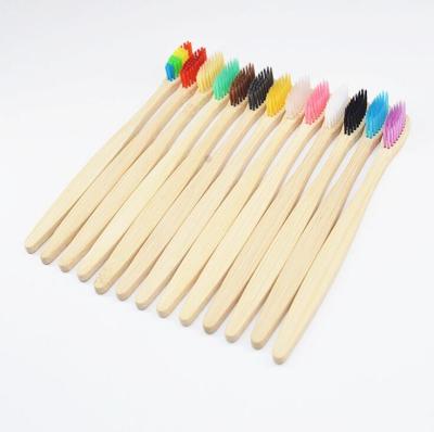 China Travel Disposable Wholesale Bamboo Toothbrush Natural Toothbrush Brush for sale