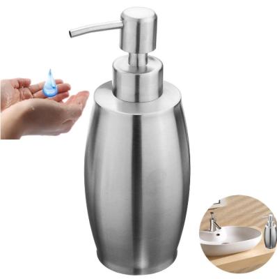 China Foam Soap Dispenser Printing Logo 350ML Soap Hand Dispenser Stainless Steel Liquid Soap Dispenser Manually Soap Dispenser for sale