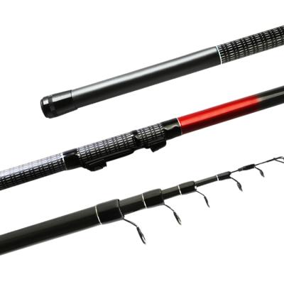 China Hanhigh High Carbon Vacuum Construction Hot Sale China Telescopic Fishing Rod 4m Fishing Rod Carbon Fiber for sale