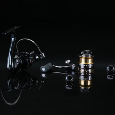 China High Quality With Super Strengthen Metal Material HanHigh Fishing Reels Saltwater Spinning 5.2:1 Fishing Reels Casting Spinning for sale