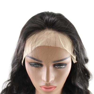 China Can Be Dyed And Bleached Wholesale China Seller Virgin Brazilian Raw Cuticle Aligned Lace Frontal Wigs Transparent Body Wave Human Hair Natural Wig for sale