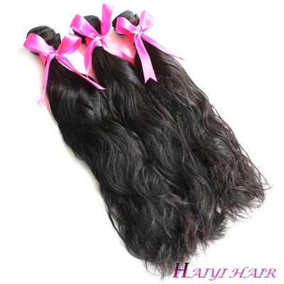 China Can Be Dyed Hair Weaving Natural Wave Bundles Hair Indian 1B For Black Women Machine Wholesale Double Hair Weft Extension for sale