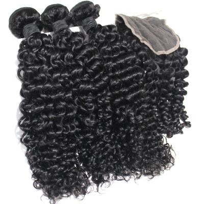 China Long Lasting 12a Curly Grade Hair Bundles Wholesale Price , Curly Hair Bundles Cuticle Virgin 24 Inch Hair for sale