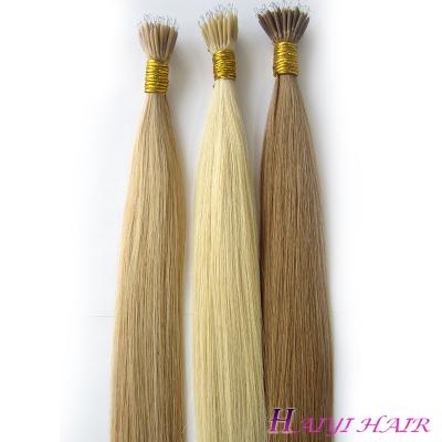 China Factory Price Silky Straight 30 Inch Mini Full Ends Double Ended Nano Ring Wave Remy Hair Extension for sale