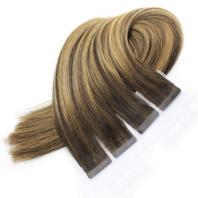 China Hair Cuticle In The Same Hair 100% Invisible Hair Double Direction Tape Virgin Hair Extensions Good Quality Hair for sale