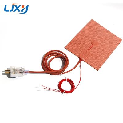 China Machinery Repair Shops LJXH NTC100K 240W-700W 200x350mm Heater Plate Thermistor Silicone Rubber Heater Pad with Two-pin Plug, 180C Thermostat for sale