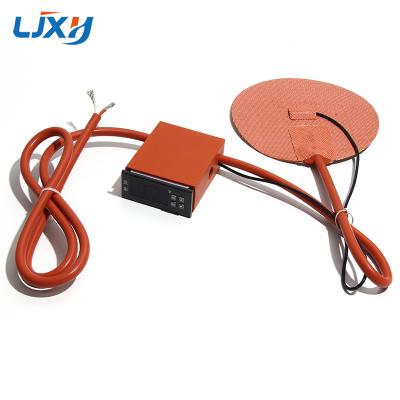 China LJXH Machinery Repair Shops Thermistor Silicone Rubber Heating Pad Heated Heater Plate Two-Pin Plug, Button /Digital Display Temperature Control for sale