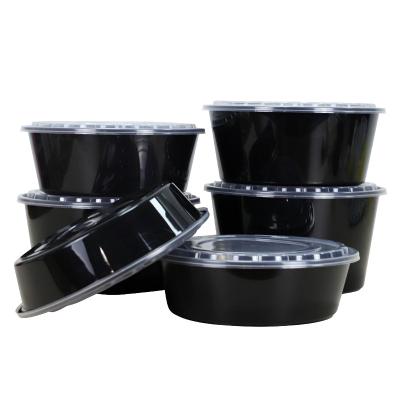 China Extra-thick Freshness Preservation 2000ml 2500ml 3000ml 3500ml 4000ml 4500ml Plastic Grocery Container With Lid Disposable Plastic Food for sale