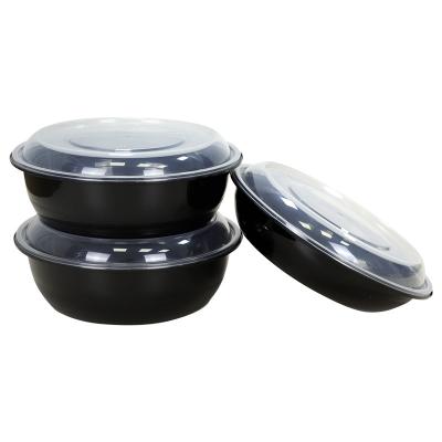 China Preservation 2023 New 1050ml 1680ml Extra-Thick Freshness No Divider Bento Lunch Disposable Food Container Plastic Different Sizes for sale