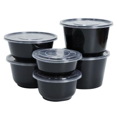 China Freshness Preservation 10oz 14oz 20oz 25oz 30oz 34oz Plastic Disposable Takeaway Food Supply Containers Stackable Design Containers for sale