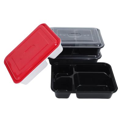 China Disposable Freshness Preservation 1100ml 37oz Dishwasher Safe Rice Container 150PCS/CTN Plastic Food Container for sale