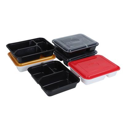 China 1100ml 37oz Freezer Sustainable Lunch Safe Customization PP Plastic Disposable Containers for sale