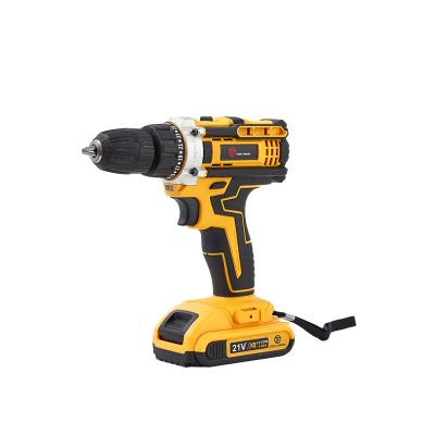 China Power Tools 10mm Cordless 21V Lithium  Battery Electric Impact Drill Rechargeable Cordless Multifunctional Drill TF-CD02 for sale