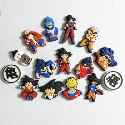 China Wholesale Custom Dragon Ball Series Custom Shoe Hoop Charm Shoe Hoop Charms For Shoe Decoration for sale