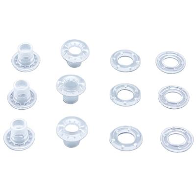 China Used for luggage plastic eyelets and seals garment eyelet transparent air hole supplies eyelets instant press button for sale