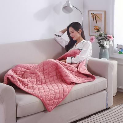 China China OEM USB PORTABLE Hotel Portable Flannel Pink Electric Blankets Throw For Winter Girl Personal Warmer Heater Wool Blanket for sale