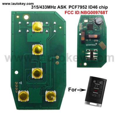 China Car Remote Control Key Board For Cadillac SRX CTS XTS DTS 2010 Keyless SRX CTS XTS DTS 2011 2012 2013 2014 2015 Entry/GO Car Alarm for sale