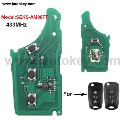 China Car Remote Control Main Electronic Board For K1A CE0678 SEKS-AM08FTx 433-EU-TP 433MHz Transmitter Car Alarm SEKS-AM08FT for sale